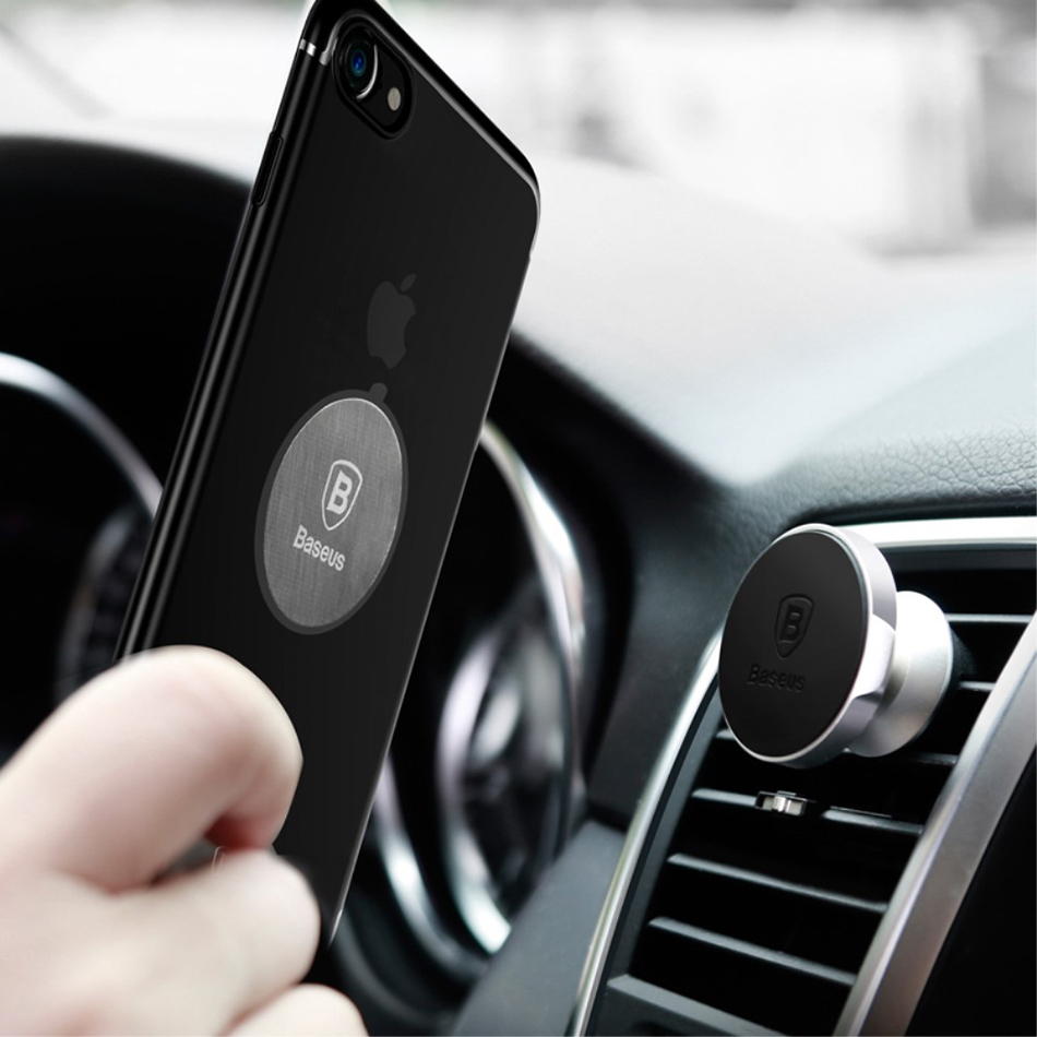 Baseus (2-Pack) Metal Back Plate / Magnetic Car Mount Holder for Mobile Phone